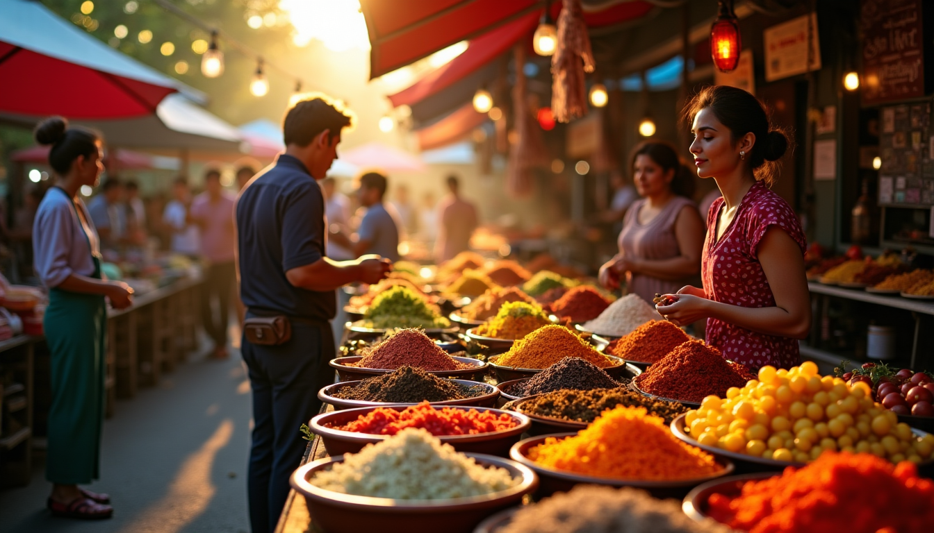 Délices en voyage : saveurs du monde à découvrir