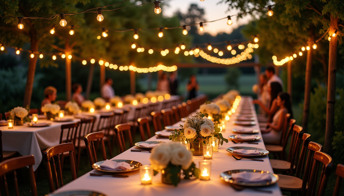 Éléments essentiels pour une décoration de mariage réussie