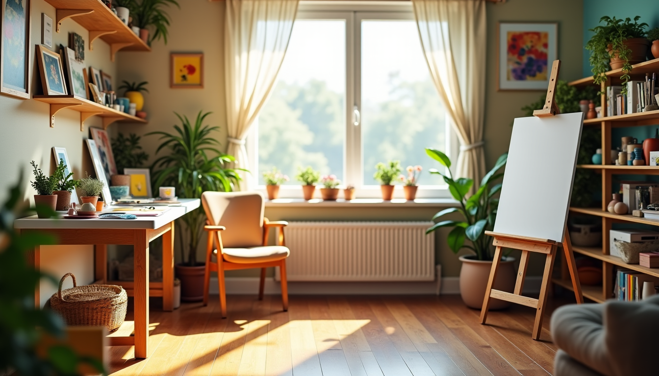 Créer un espace créatif dans votre maison
