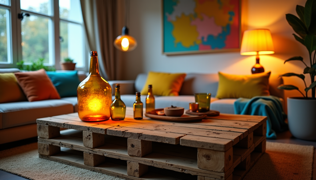 Créez un espace unique avec des objets recyclés